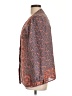 Violet & Claire 100% Polyester Paisley Orange Long Sleeve Blouse Size L - photo 5