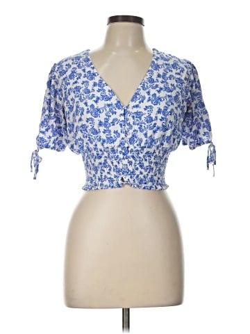 J for Justify Short Sleeve Blouse (view 1)