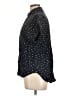 Caslon Polka Dots Black Short Sleeve Blouse Size M - photo 5