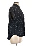 Caslon Polka Dots Black Short Sleeve Blouse Size M - photo 4