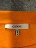 Ganni 100% Cotton Orange Sweatshirt Size Med (2) - photo 7