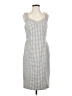 Etcetera Houndstooth Gray Casual Dress Size 4 - photo 1