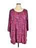 Ellos Pink 3/4 Sleeve Blouse Size 1X - photo 1