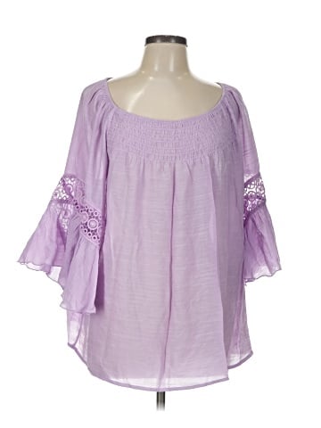 Cato 3/4 Sleeve Blouse (view 1)