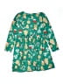 Unbranded 100% Polyester Print Green Dress Size 8 - photo 2