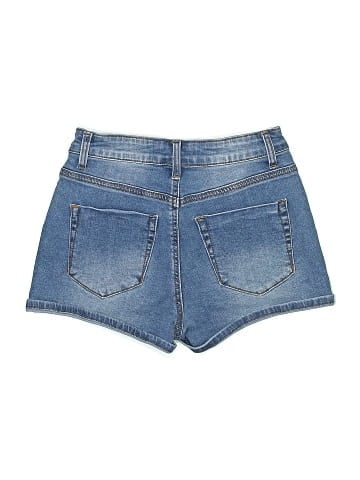 Wax Jean Denim Shorts (view 2)