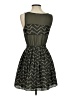 BCBGeneration Chevron-herringbone Black Green Cocktail Dress Size XS - photo 2