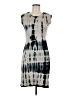 Neiman Marcus Tie-dye Gray Casual Dress Size M - photo 1