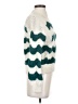MNG Chevron-herringbone Teal Pullover Sweater Size XS - photo 4
