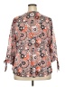 Ruby Rd. Orange 3/4 Sleeve T-Shirt Size 2X - photo 2