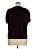 Amaryllis Burgundy Short Sleeve Top Size XL - photo 2