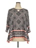 Ruby Rd. Gray 3/4 Sleeve T-Shirt Size 2X - photo 1