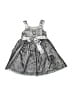Emily West 100% Polyester Silver Dress Size 4 - photo 2