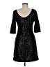Release 100% Polyester Stars Black Cocktail Dress Size M - photo 2