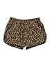 Ali & Kris 100% Polyester Animal Print Gold Shorts Size L - photo 1