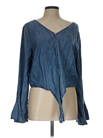 En Creme Long Sleeve Blouse (view 1)