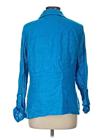 Dana Buchman 3/4 Sleeve Button-Down Shirt (view 2)
