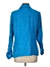 Dana Buchman 100% Linen Blue 3/4 Sleeve Button-Down Shirt Size 10 - photo 2