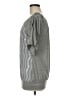 Studio Y Silver Gray Short Sleeve Top Size M - photo 5