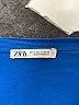 Zara 100% Cotton Blue Short Sleeve Top Size S - photo 7