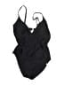 Summersalt Solid Black One Piece Swimsuit Size 10 - photo 2