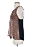 Timing 100% Polyester Brown Sleeveless Blouse Size S - photo 5