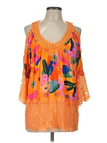 Rain 3/4 Sleeve Blouse (view 1)