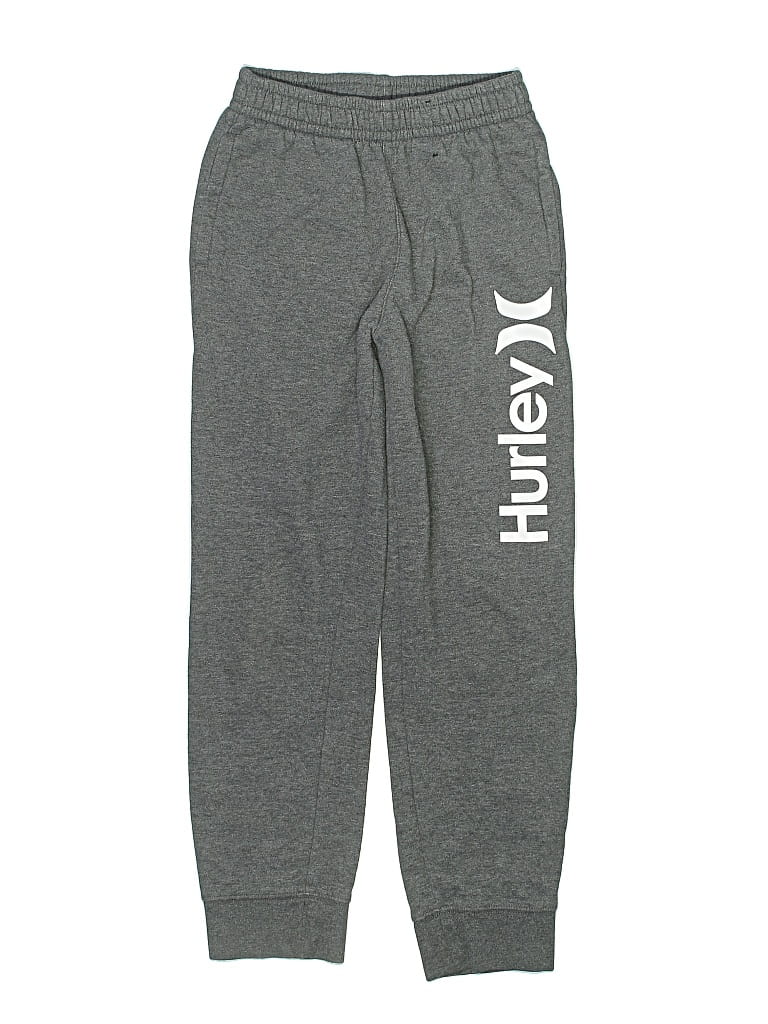 Pre-owned Hurley Kids' Sweatpants In Gray
