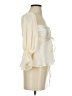 Shein 100% Polyester Ivory 3/4 Sleeve Blouse Size 4 - photo 4