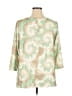 Ruby Rd. Tie-dye Green 3/4 Sleeve Blouse Size XL - photo 2