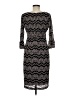CHRIS McLaughlin Chevron-herringbone Black Casual Dress Size 8 - photo 2