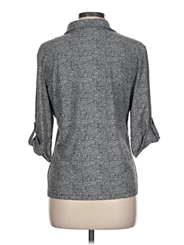 J. McLaughlin 3/4 Sleeve Button-Down Shirt (view 2)