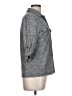 J. McLaughlin Tweed Gray 3/4 Sleeve Button-Down Shirt Size L - photo 4