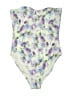 J.Crew Floral Purple One Piece Swimsuit Size 8 - photo 1
