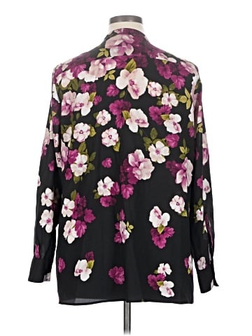 Calvin Klein Long Sleeve Blouse (view 2)