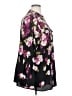 Calvin Klein Floral Black Long Sleeve Blouse Size 0X - photo 4
