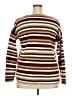 St. John's Bay 100% Acrylic Stripes Brown Pullover Sweater Size XXL - photo 2