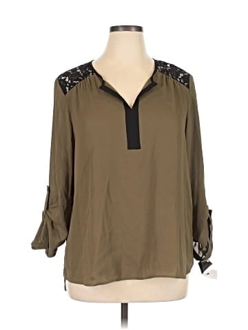 Signature Studio 3/4 Sleeve Blouse (view 1)