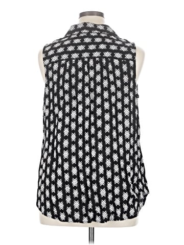 Caffé Marrakesh Sleeveless Button-Down Shirt (view 2)