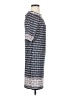 Max Studio Print Blue Casual Dress Size S - photo 4