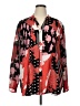 Ruby Rd. 100% Polyester Red Kimono Size 1X - photo 1