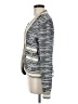 St. John Stripes Gray Wool Blazer Size 8 - photo 5
