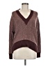 Silence and Noise Color Block Brown Pullover Sweater Size M - photo 1