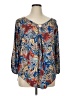 Ruby Rd. Blue 3/4 Sleeve Blouse Size 1X - photo 1