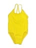 Old Navy Solid Yellow One Piece Swimsuit Size 18-24 mo - photo 1