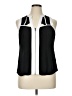 Venus 100% Polyester Black Sleeveless Blouse Size XL - photo 1
