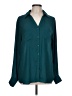 Maurices 100% Polyester Teal Long Sleeve Blouse Size L - photo 1