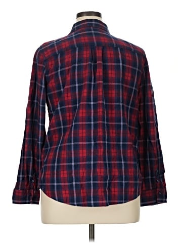 St. John's Bay Long Sleeve Button-Down Shirt (view 2)