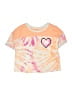 Justice 100% Polyester Orange Short Sleeve T-Shirt Size 12 - 14 - photo 1