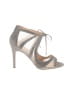 Nina Metallic Silver Sandals Size 7 - photo 1